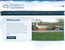 Tablet Screenshot of chestertownnazarene.org